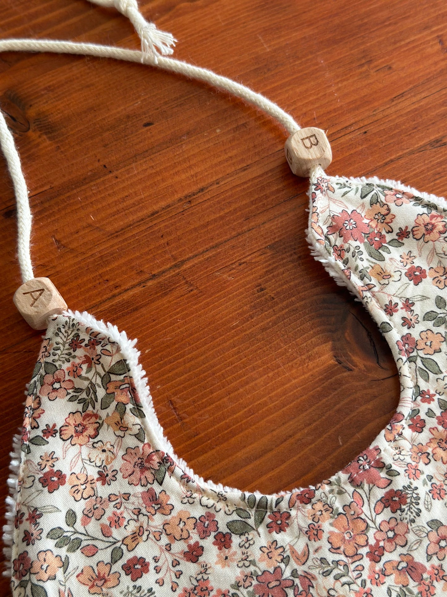 Cherry drawstring bib