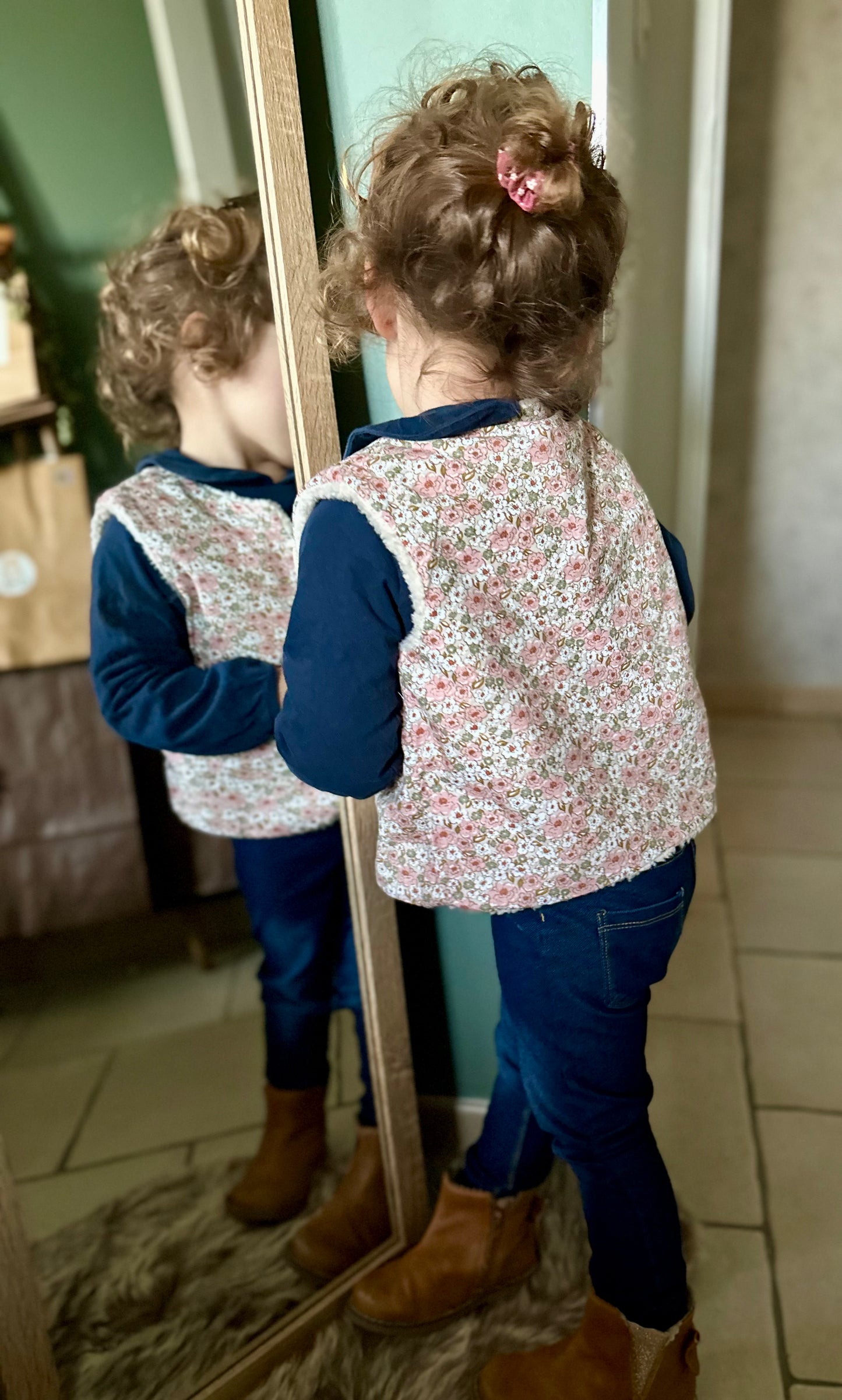 Gilet reversible bambin (personnalisable)