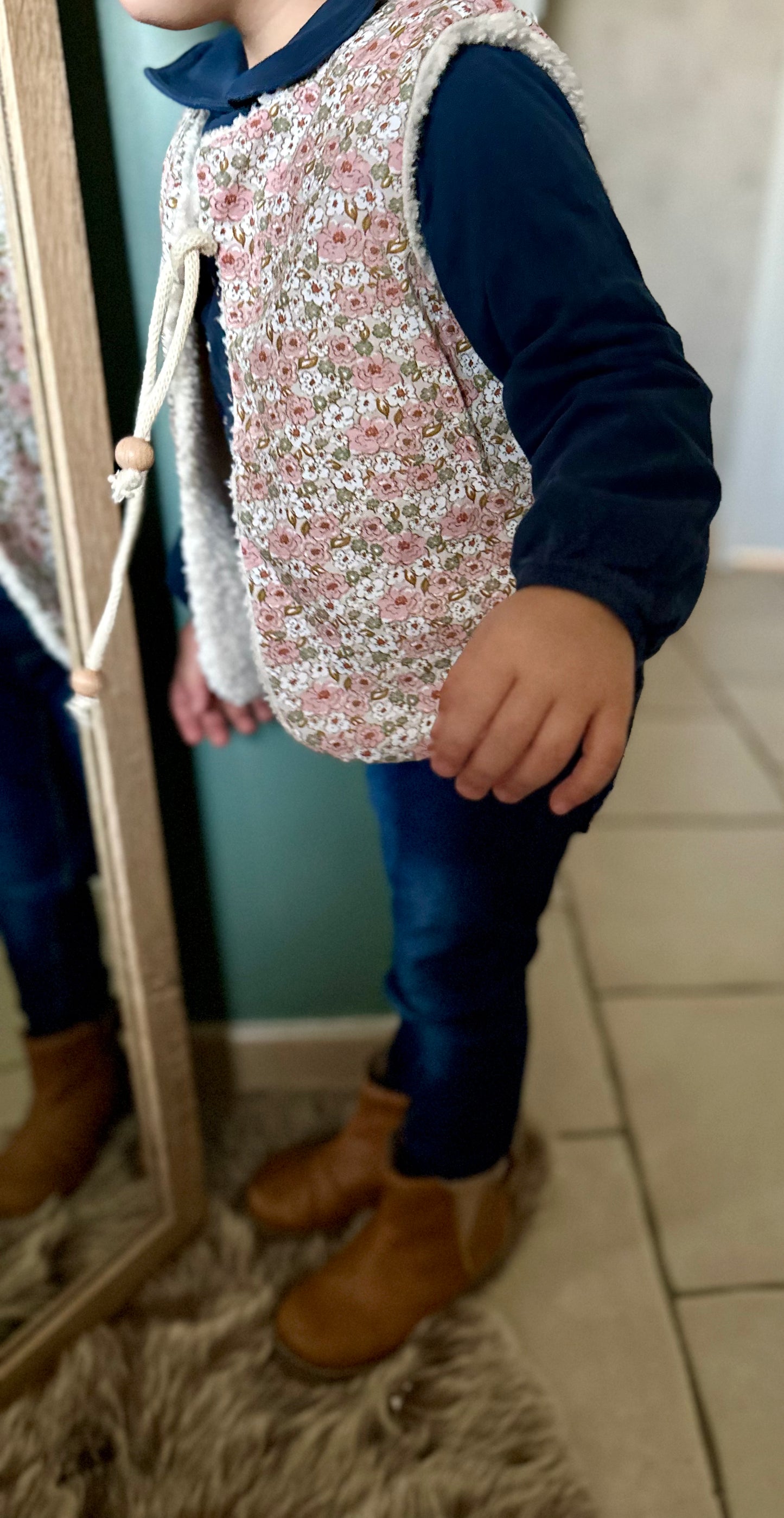Gilet reversible bambin (personnalisable)