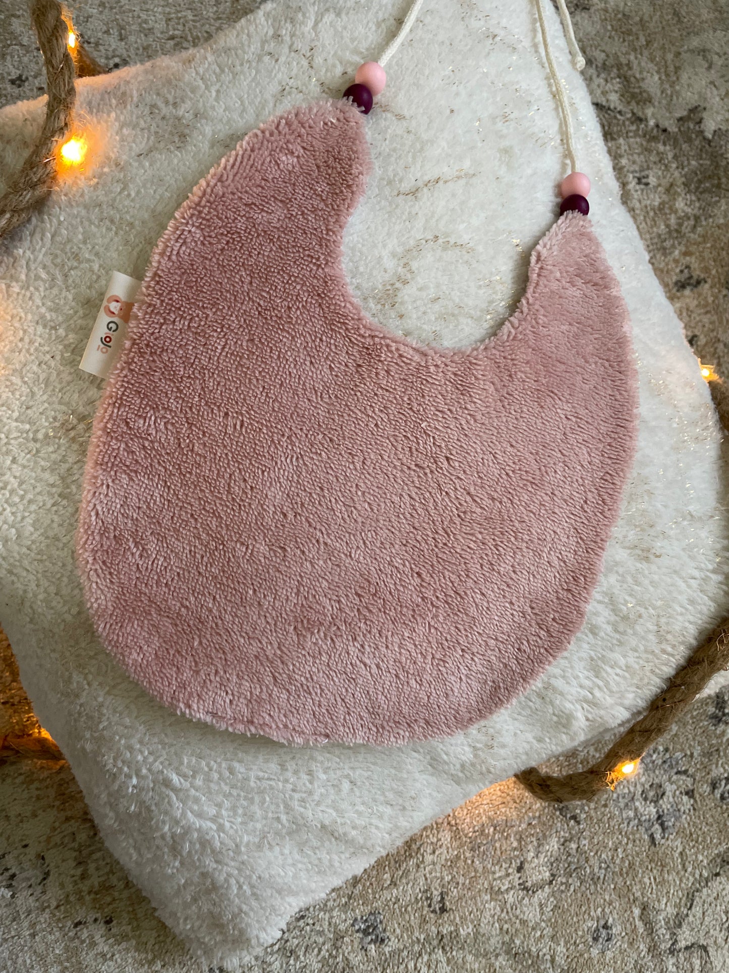 9 3/4 drawstring bib