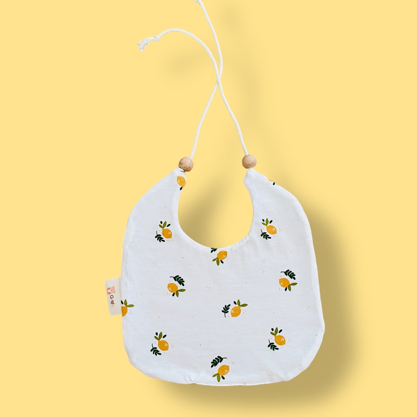 Bavoir cordon Citron