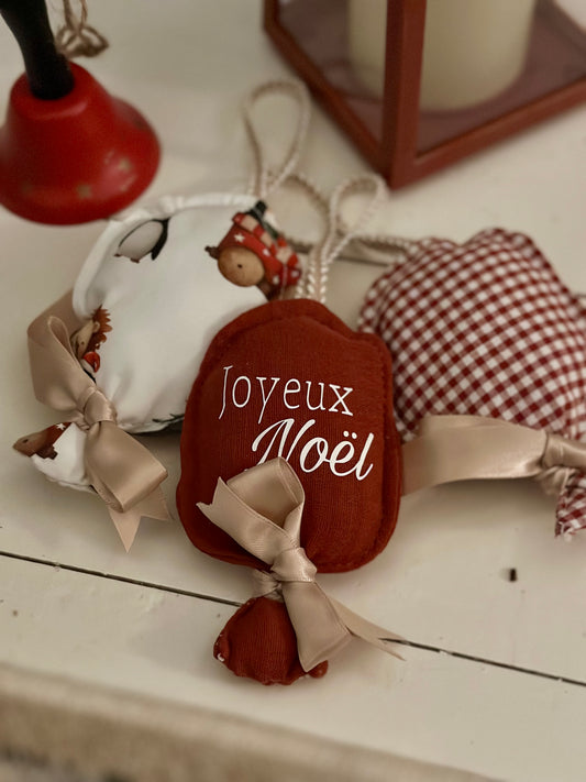 Boules de Noël – Mini Ballons décoratifs | Par 3 | Léopard ou Train | Collection Magie d’Hiver