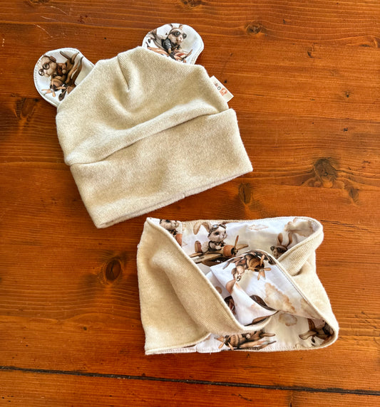 Bonnet & Snood Aviateur