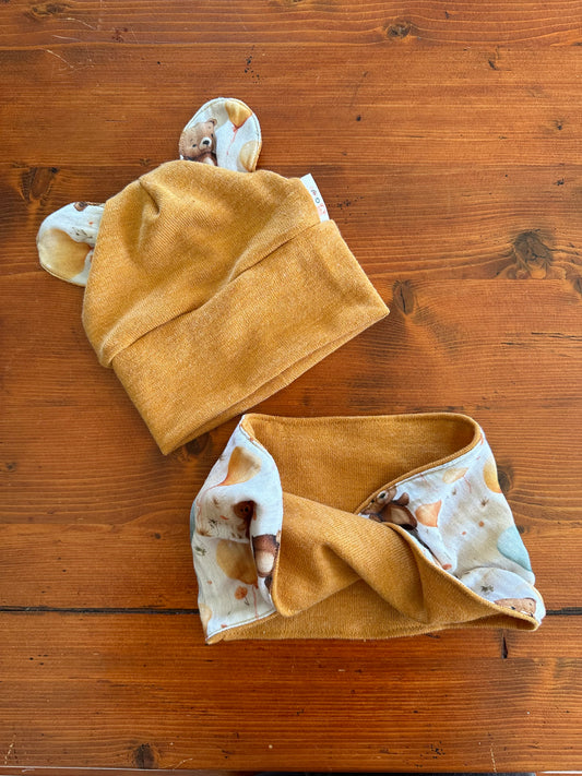 Bonnet & Snood Ourson